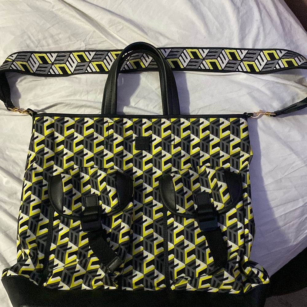 MCM tote bag with additionally purchased matching shoulder strap.